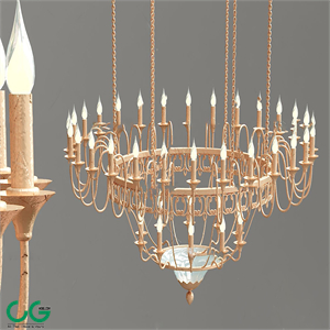 Light In The Box Elegant Candle Style Crystal Chandelier 01